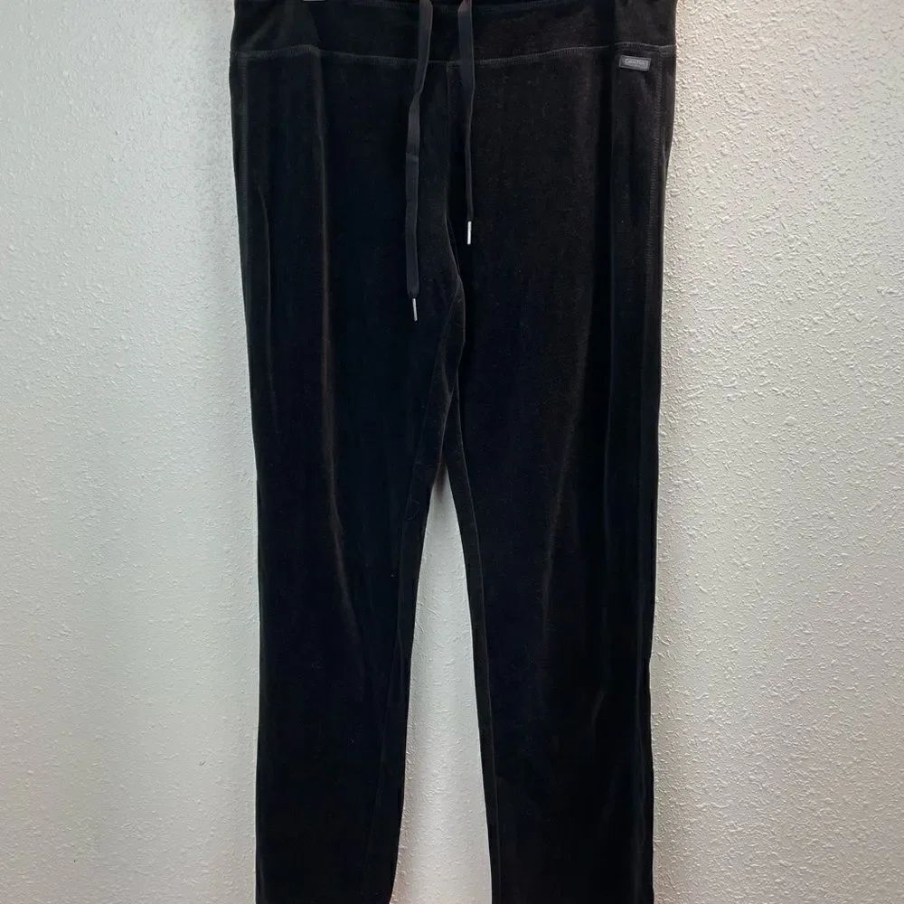 EUC Calvin Klein Performance Womens Velour Comfy Pants Size L